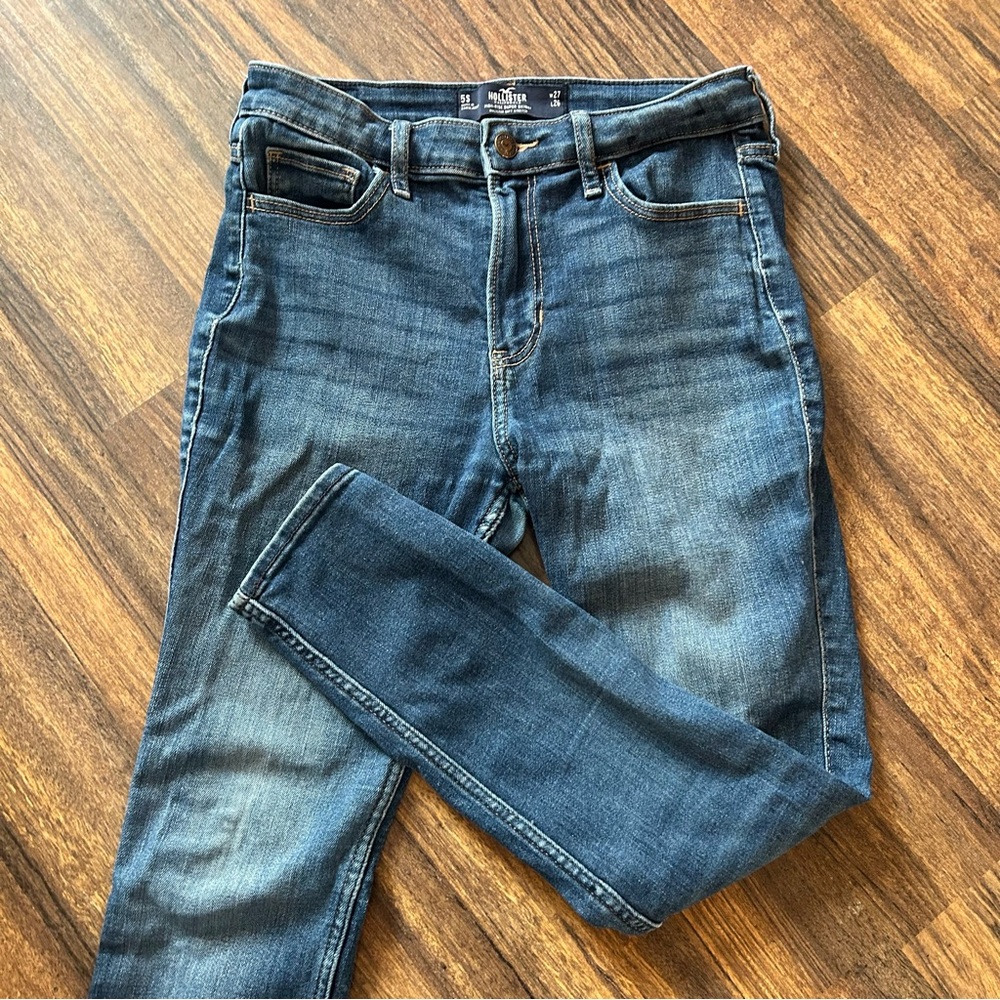 Holister Women’s High Waist Super Skinny Soft Stretch Jeans Size 5S Petite 27X25